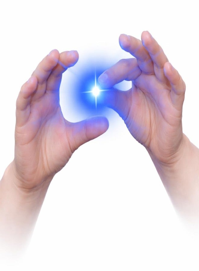 مايلز ماجيك مجموعة مايلز ماجيك السحرية المكونة من قطعتين من مصابيح الإبهام المطاطية السحرية المضيئة من أي مكان لخدع الأصابع (أزرق) - Image 1